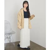 Fレザー襟カバーオール | RETRO GIRL | 詳細画像4 