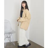 Fレザー襟カバーオール | RETRO GIRL | 詳細画像5 