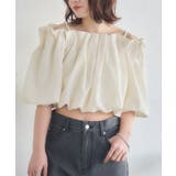 WHT4 | 【WEB限定カラー追加】バルーンオフショルBL | RETRO GIRL