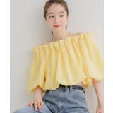 YEL0 | 【WEB限定カラー追加】バルーンオフショルBL | RETRO GIRL