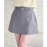 GRY0 | ベルト付プリーツスカート | RETRO GIRL