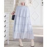 BLU0 | BレースアップティアードSK | RETRO GIRL