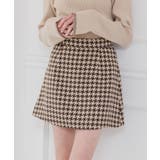 P/BRN | アソート台形ミニSK | RETRO GIRL