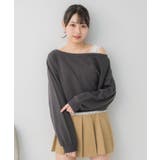 レース付ワンショルトレーナー | RETRO GIRL | 詳細画像6 