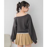 レース付ワンショルトレーナー | RETRO GIRL | 詳細画像7 