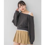 レース付ワンショルトレーナー | RETRO GIRL | 詳細画像8 