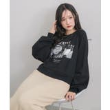 フォトプリントラグラントレーナー | RETRO GIRL | 詳細画像2