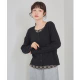 Fレイヤードクルーネックカーデ | RETRO GIRL | 詳細画像8 