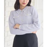 PPL0 | 襟付きヴィンテージカーデ | RETRO GIRL