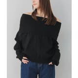 BLK1 | オフショルニット | RETRO GIRL