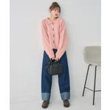 ダブルボタン襟付きカーデ | RETRO GIRL | 詳細画像25 