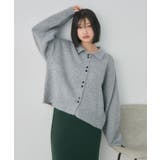 ダブルボタン襟付きカーデ | RETRO GIRL | 詳細画像8 