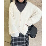 タイ付きシャギーカーデ | RETRO GIRL | 詳細画像15 