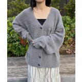 タイ付きシャギーカーデ | RETRO GIRL | 詳細画像19 