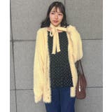 タイ付きシャギーカーデ | RETRO GIRL | 詳細画像26 