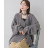 タイ付きシャギーカーデ | RETRO GIRL | 詳細画像28 