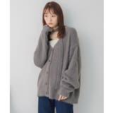 タイ付きシャギーカーデ | RETRO GIRL | 詳細画像39 