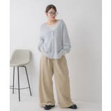 タイ付きシャギーカーデ | RETRO GIRL | 詳細画像42 