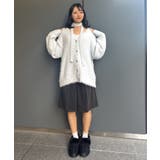 タイ付きシャギーカーデ | RETRO GIRL | 詳細画像5 