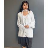 タイ付きシャギーカーデ | RETRO GIRL | 詳細画像9 