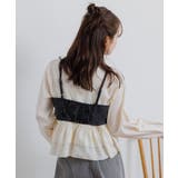 【セットアイテム】ストライプビスチェSETシャツ | RETRO GIRL | 詳細画像10 