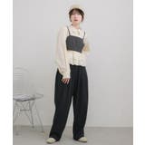 【セットアイテム】ストライプビスチェSETシャツ | RETRO GIRL | 詳細画像11 