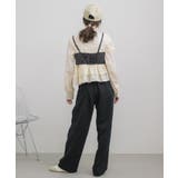 【セットアイテム】ストライプビスチェSETシャツ | RETRO GIRL | 詳細画像13 