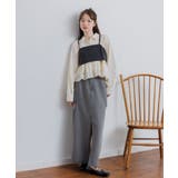 【セットアイテム】ストライプビスチェSETシャツ | RETRO GIRL | 詳細画像3 