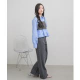 【セットアイテム】ストライプビスチェSETシャツ | RETRO GIRL | 詳細画像30 