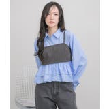 【セットアイテム】ストライプビスチェSETシャツ | RETRO GIRL | 詳細画像33 