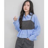 【セットアイテム】ストライプビスチェSETシャツ | RETRO GIRL | 詳細画像36 