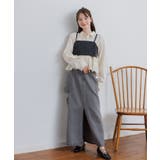 【セットアイテム】ストライプビスチェSETシャツ | RETRO GIRL | 詳細画像4 