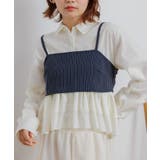 【セットアイテム】ストライプビスチェSETシャツ | RETRO GIRL | 詳細画像47 