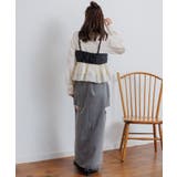 【セットアイテム】ストライプビスチェSETシャツ | RETRO GIRL | 詳細画像6 