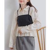 【セットアイテム】ストライプビスチェSETシャツ | RETRO GIRL | 詳細画像7 