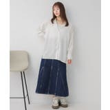 シャーリングキャミ×シャツSET | RETRO GIRL | 詳細画像12 