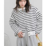 B/BLK | ポリNTカーディガン | RETRO GIRL
