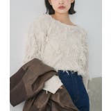 WHT3 | 【新色追加】柄編みフリンジNT | RETRO GIRL