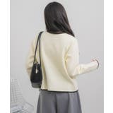 配色ポリニットカーデ | RETRO GIRL | 詳細画像10 