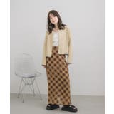 配色ポリニットカーデ | RETRO GIRL | 詳細画像18 