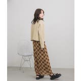 配色ポリニットカーデ | RETRO GIRL | 詳細画像19 