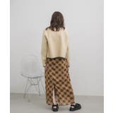 配色ポリニットカーデ | RETRO GIRL | 詳細画像20 