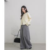 配色ポリニットカーデ | RETRO GIRL | 詳細画像5 