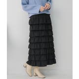 BLK1 | メニーフリルナローSK | RETRO GIRL