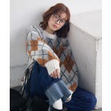 アーガイルニット | RETRO GIRL | 詳細画像2 