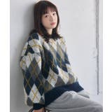 アーガイルニット | RETRO GIRL | 詳細画像24 