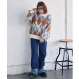 アーガイルニット | RETRO GIRL | 詳細画像4 