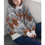WHT4 | アーガイルニット | RETRO GIRL