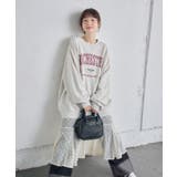 カレッジロゴトレーナー | RETRO GIRL | 詳細画像4 