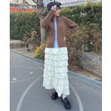 配色襟付NTカーディガン | RETRO GIRL | 詳細画像12 